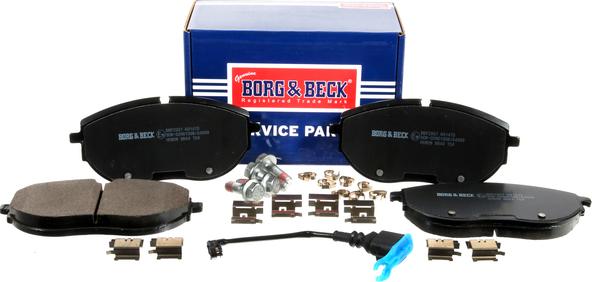 Borg & Beck BBP2937 - Kit pastiglie freno, Freno a disco autozon.pro