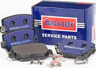 Borg & Beck BBP2922 - Kit pastiglie freno, Freno a disco autozon.pro