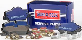 Borg & Beck BBP2495 - Kit pastiglie freno, Freno a disco autozon.pro