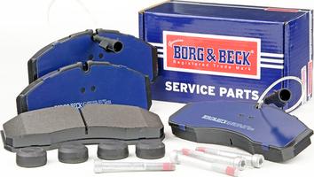 Borg & Beck BBP2490 - Kit pastiglie freno, Freno a disco autozon.pro