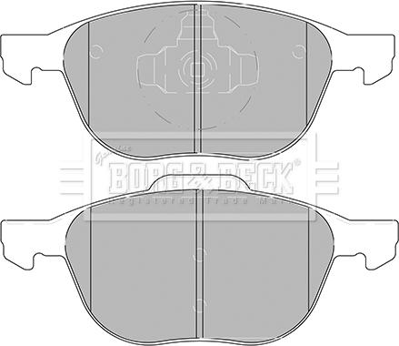 Borg & Beck BBP2456 - Kit pastiglie freno, Freno a disco autozon.pro