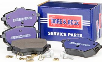 Borg & Beck BBP2452 - Kit pastiglie freno, Freno a disco autozon.pro