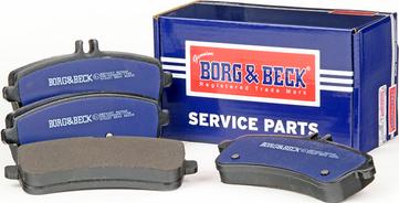 Borg & Beck BBP2457 - Kit pastiglie freno, Freno a disco autozon.pro