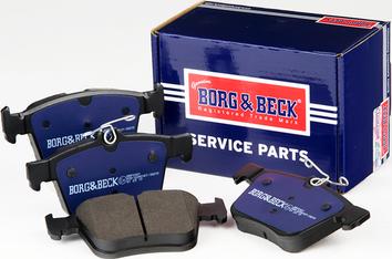 Borg & Beck BBP2401 - Kit pastiglie freno, Freno a disco autozon.pro