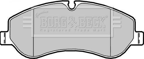 Borg & Beck BBP2414 - Kit pastiglie freno, Freno a disco autozon.pro