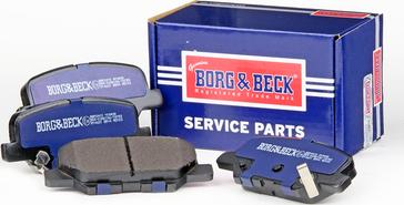 Borg & Beck BBP2410 - Kit pastiglie freno, Freno a disco autozon.pro