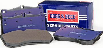 Borg & Beck BBP2489 - Kit pastiglie freno, Freno a disco autozon.pro