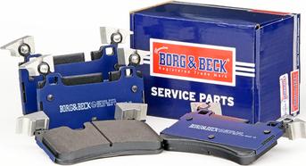 Borg & Beck BBP2482 - Kit pastiglie freno, Freno a disco autozon.pro