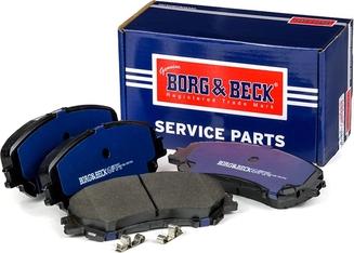 Borg & Beck BBP2487 - Kit pastiglie freno, Freno a disco autozon.pro