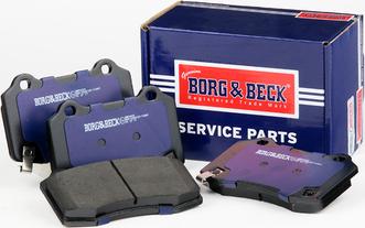 Borg & Beck BBP2433 - Kit pastiglie freno, Freno a disco autozon.pro