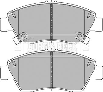 Borg & Beck BBP2432 - Kit pastiglie freno, Freno a disco autozon.pro