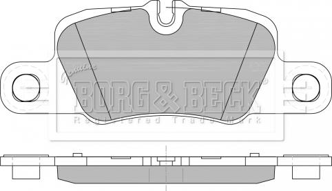 Borg & Beck BBP2427 - Kit pastiglie freno, Freno a disco autozon.pro