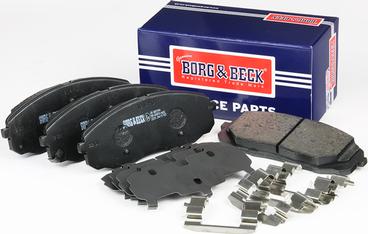 Borg & Beck BBP2594 - Kit pastiglie freno, Freno a disco autozon.pro