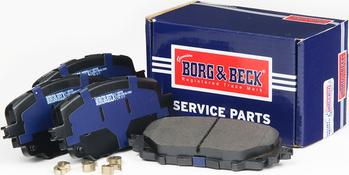 Borg & Beck BBP2590 - Kit pastiglie freno, Freno a disco autozon.pro