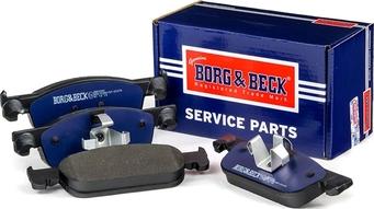 Borg & Beck BBP2591 - Kit pastiglie freno, Freno a disco autozon.pro