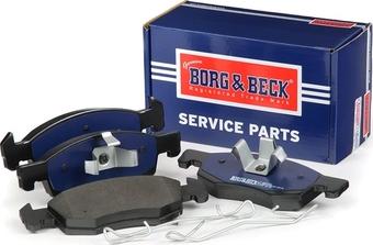 Borg & Beck BBP2540 - Kit pastiglie freno, Freno a disco autozon.pro