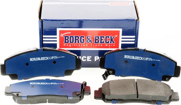 Borg & Beck BBP2541 - Kit pastiglie freno, Freno a disco autozon.pro