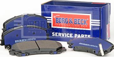 Borg & Beck BBP2506 - Kit pastiglie freno, Freno a disco autozon.pro