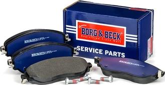 Borg & Beck BBP2515 - Kit pastiglie freno, Freno a disco autozon.pro