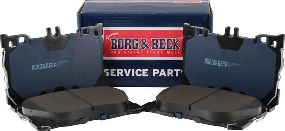 Borg & Beck BBP2587 - Kit pastiglie freno, Freno a disco autozon.pro