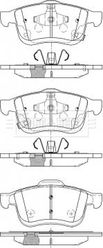 Borg & Beck BBP2529 - Kit pastiglie freno, Freno a disco autozon.pro