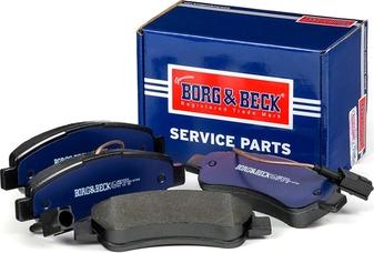 Borg & Beck BBP2524 - Kit pastiglie freno, Freno a disco autozon.pro