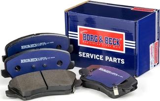 Borg & Beck BBP2690 - Kit pastiglie freno, Freno a disco autozon.pro