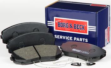 Borg & Beck BBP2691 - Kit pastiglie freno, Freno a disco autozon.pro