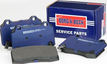 Borg & Beck BBP2649 - Kit pastiglie freno, Freno a disco autozon.pro