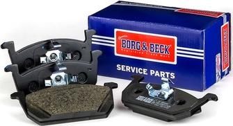 Borg & Beck BBP2648 - Kit pastiglie freno, Freno a disco autozon.pro