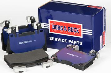 Borg & Beck BBP2656 - Kit pastiglie freno, Freno a disco autozon.pro