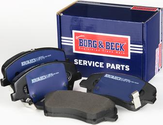 Borg & Beck BBP2681 - Kit pastiglie freno, Freno a disco autozon.pro