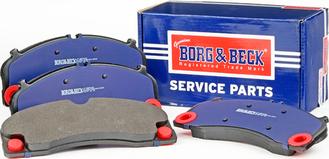 Borg & Beck BBP2635 - Kit pastiglie freno, Freno a disco autozon.pro