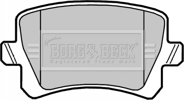 Borg & Beck BBP2044 - Kit pastiglie freno, Freno a disco autozon.pro