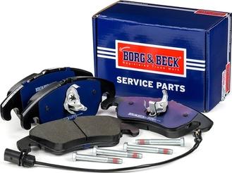 Borg & Beck BBP2045 - Kit pastiglie freno, Freno a disco autozon.pro