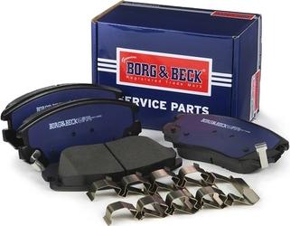 Borg & Beck BBP2048 - Kit pastiglie freno, Freno a disco autozon.pro