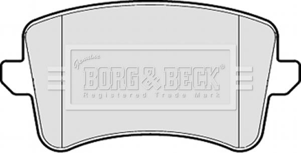 Borg & Beck BBP2055 - Kit pastiglie freno, Freno a disco autozon.pro