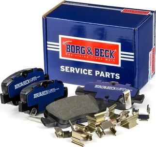 Borg & Beck BBP2056 - Kit pastiglie freno, Freno a disco autozon.pro