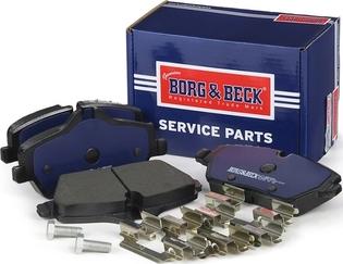 Borg & Beck BBP2051 - Kit pastiglie freno, Freno a disco autozon.pro