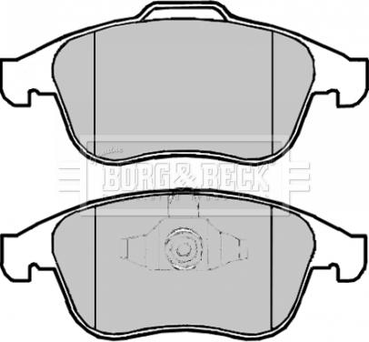 Borg & Beck BBP2064 - Kit pastiglie freno, Freno a disco autozon.pro