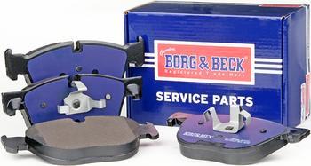 Borg & Beck BBP2066 - Kit pastiglie freno, Freno a disco autozon.pro