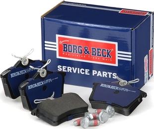 Borg & Beck BBP2063 - Kit pastiglie freno, Freno a disco autozon.pro