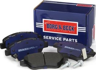 Borg & Beck BBP2000 - Kit pastiglie freno, Freno a disco autozon.pro