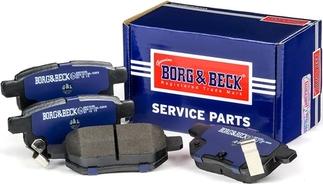 Borg & Beck BBP2086 - Kit pastiglie freno, Freno a disco autozon.pro