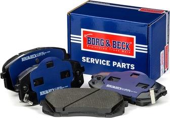 Borg & Beck BBP2081 - Kit pastiglie freno, Freno a disco autozon.pro