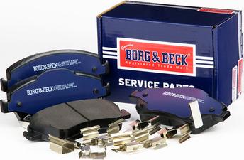 Borg & Beck BBP2083 - Kit pastiglie freno, Freno a disco autozon.pro