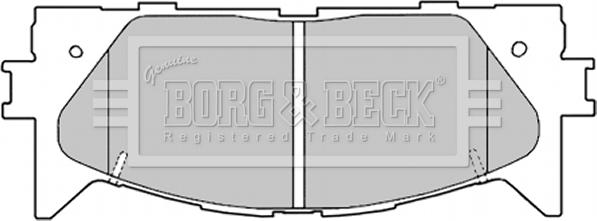 Borg & Beck BBP2026 - Kit pastiglie freno, Freno a disco autozon.pro