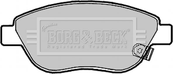 Borg & Beck BBP2028 - Kit pastiglie freno, Freno a disco autozon.pro