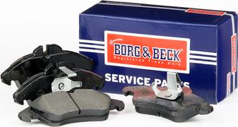 Borg & Beck BBP2071 - Kit pastiglie freno, Freno a disco autozon.pro