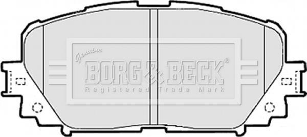 Borg & Beck BBP2073 - Kit pastiglie freno, Freno a disco autozon.pro